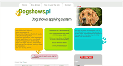 Desktop Screenshot of dogshows.pl